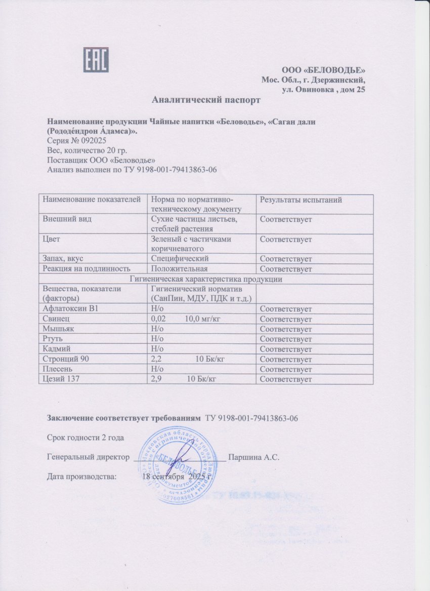 Паспорт №092025